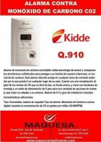 ALARMA CONTRA MONOXIDO DE CARBONO