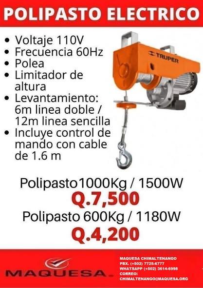 POLIPASTO ELECTRICO.