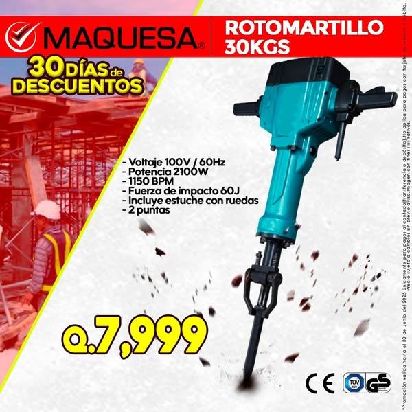 MARTILLO DEMOLEDOR 30 KGS 