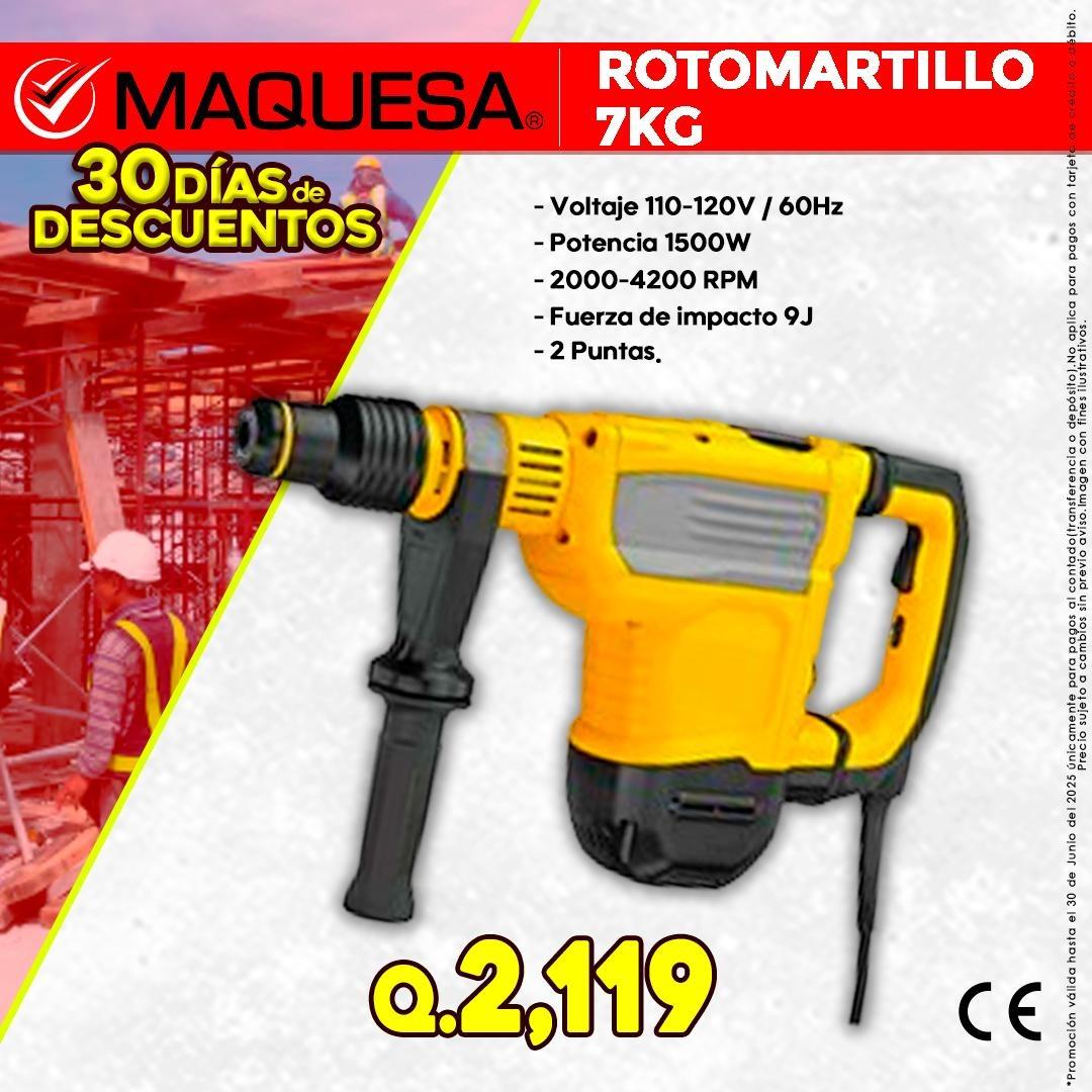 MARTILLO DEMOLEDOR DE 7 KGS OFERTA DE JUNIO 