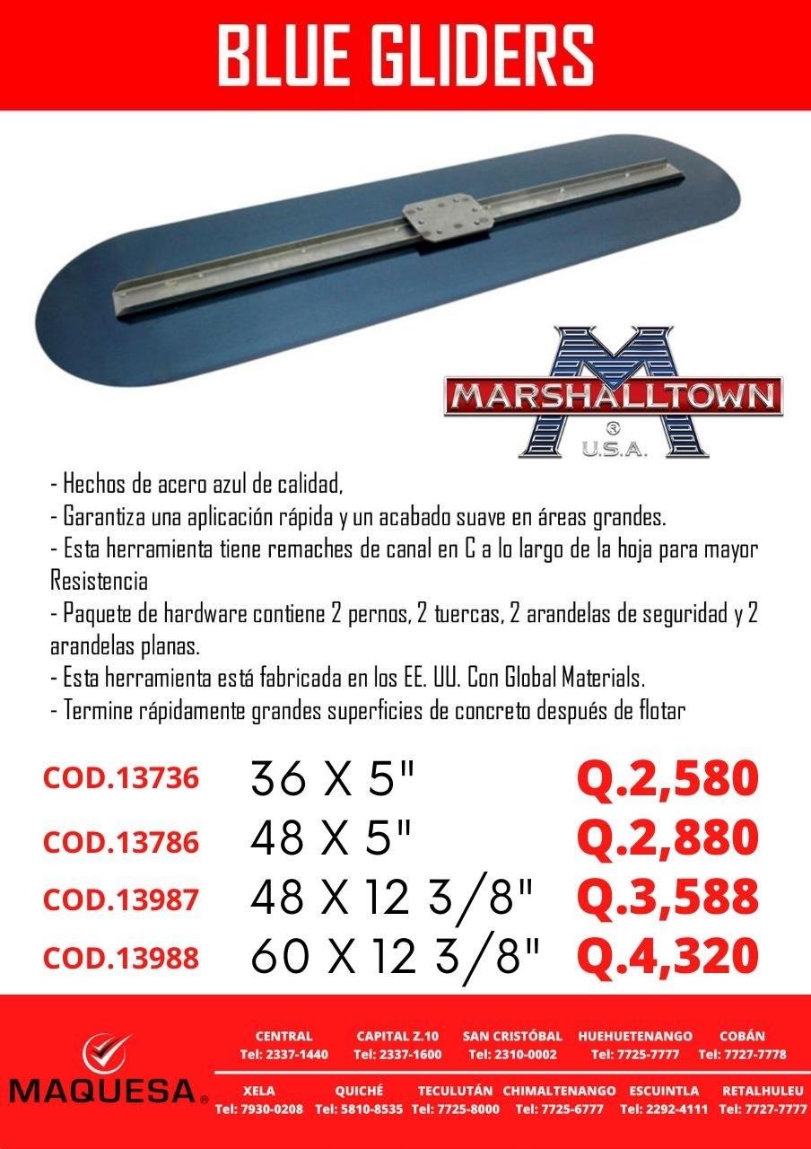 LLANA DE ACERO BLUE GLIDERS MARSHALLTOWN 