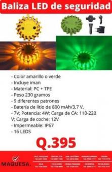 BALIZA LED DE SEGURIDAD