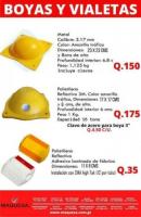 Boyas y Vialetas reflectivas 