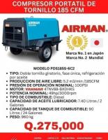 Compresor portátil de 185 cfm