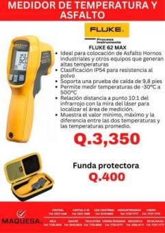 Medidor de temperatura y asfalto 