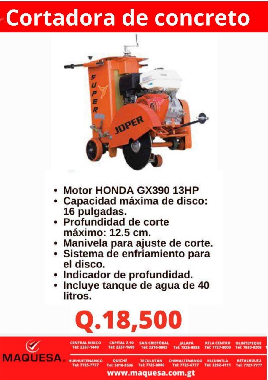 CORTADORA DE CONCRETO Y ASFALTO JOPER 