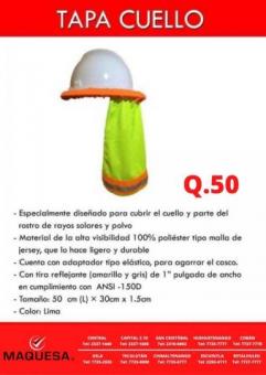 Tapacuellos con Reflectivo – Protección y Visibilidad