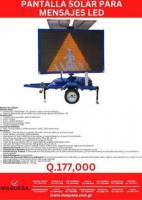 PANTALLA SOLAR PARA MENSAJES LED 