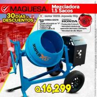 Mezcladora Joper 1.5 Sacos Motor HONDA 9Hp