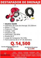 DESTAPADOR DE DRENAJE GQ200 