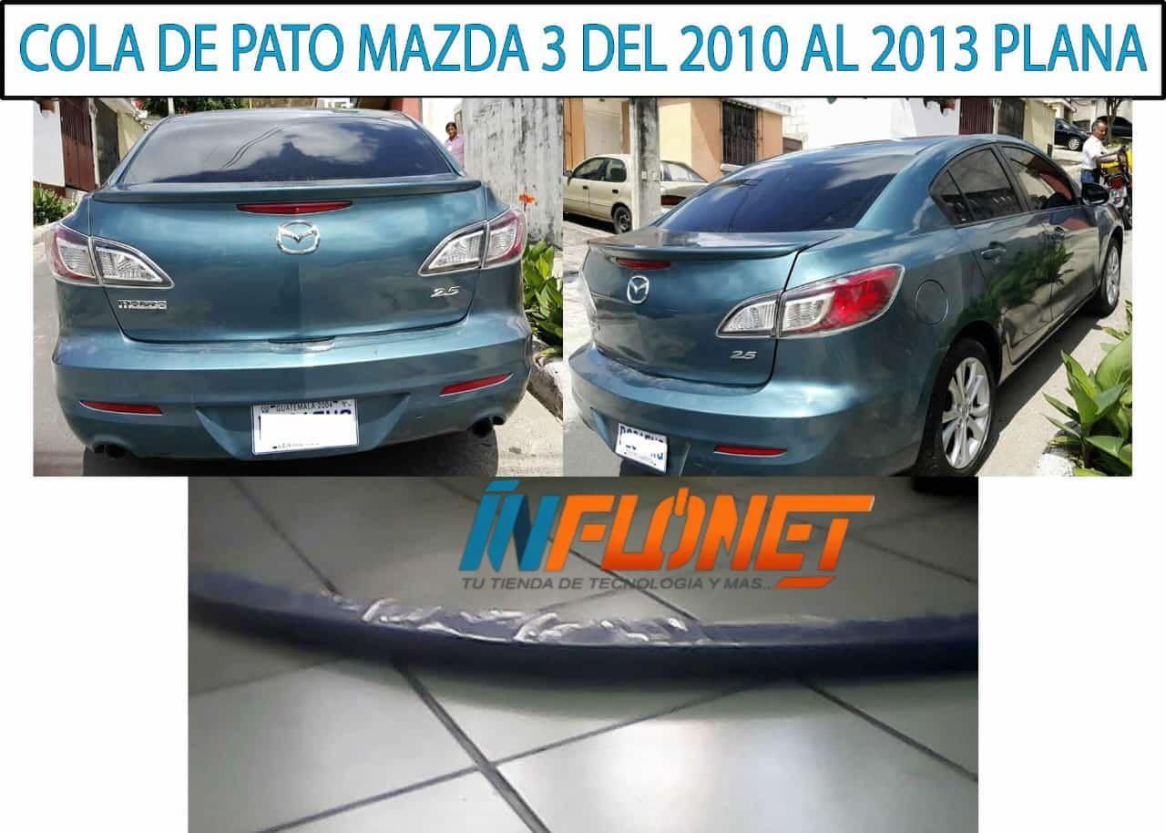Cola de Pato Plana MAZDA 3 2010 al 2013 Sedan HM-MZD001