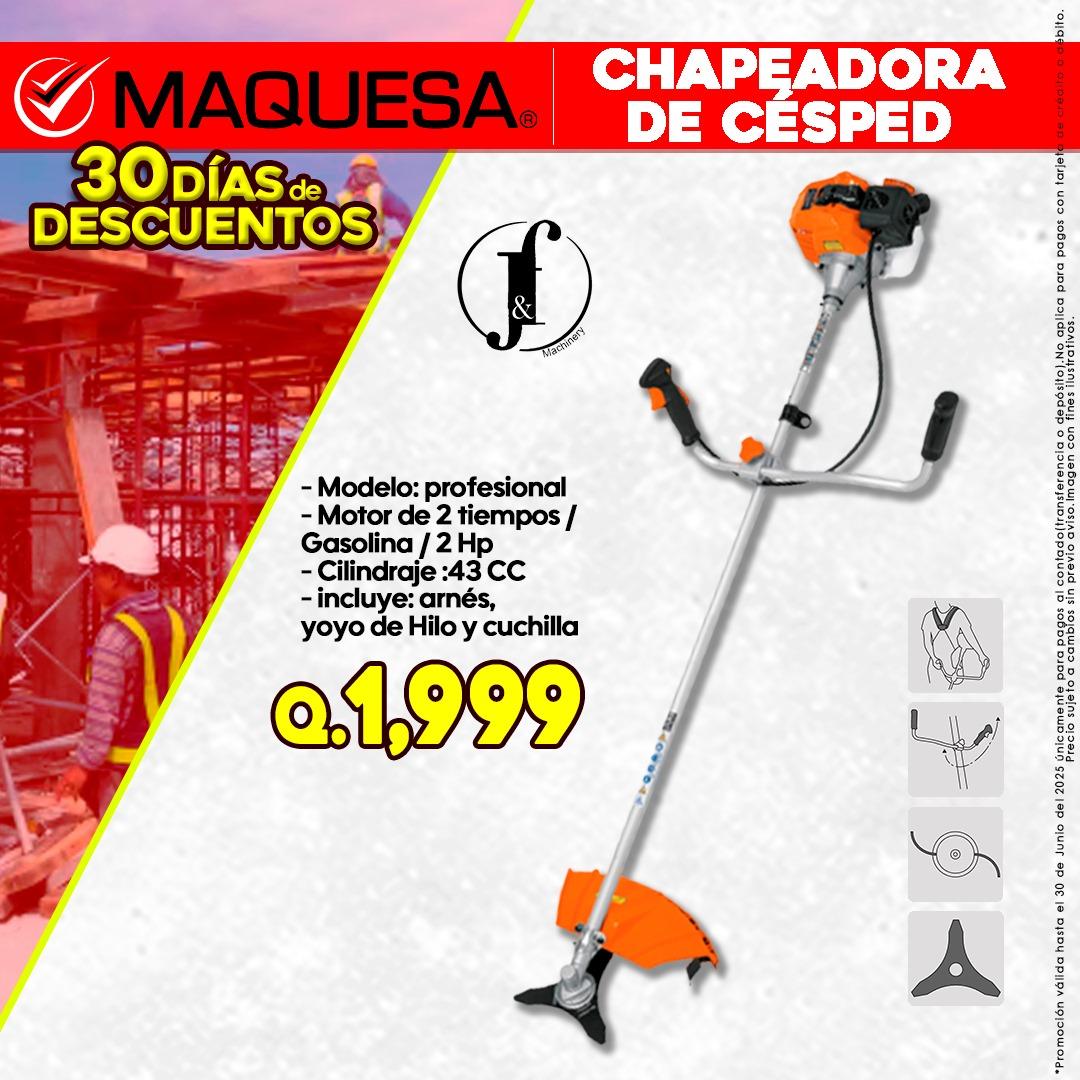 Chapeadora de césped 