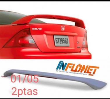 Cola de Pato Alta HONDA CIVIC 2001 Al 2005 Coupe con Luz 80220 2 Puertas