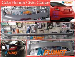 Cola de Pato Alta HONDA CIVIC 2006 al 2011 Coupe SI con Luz 80238
