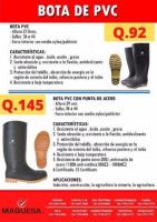 BOTAS DE PVC-HULE CERTIFICADAS EN MAQUESA 