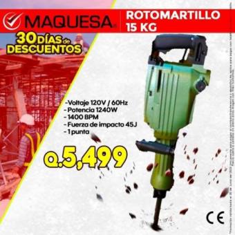 MARTILLO DEMOLEDOR DE 15 KGS 