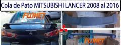 Cola de Pato Alta MITSUBISHI LANCER 2008 al 2016 Sedan HM-MMIT012