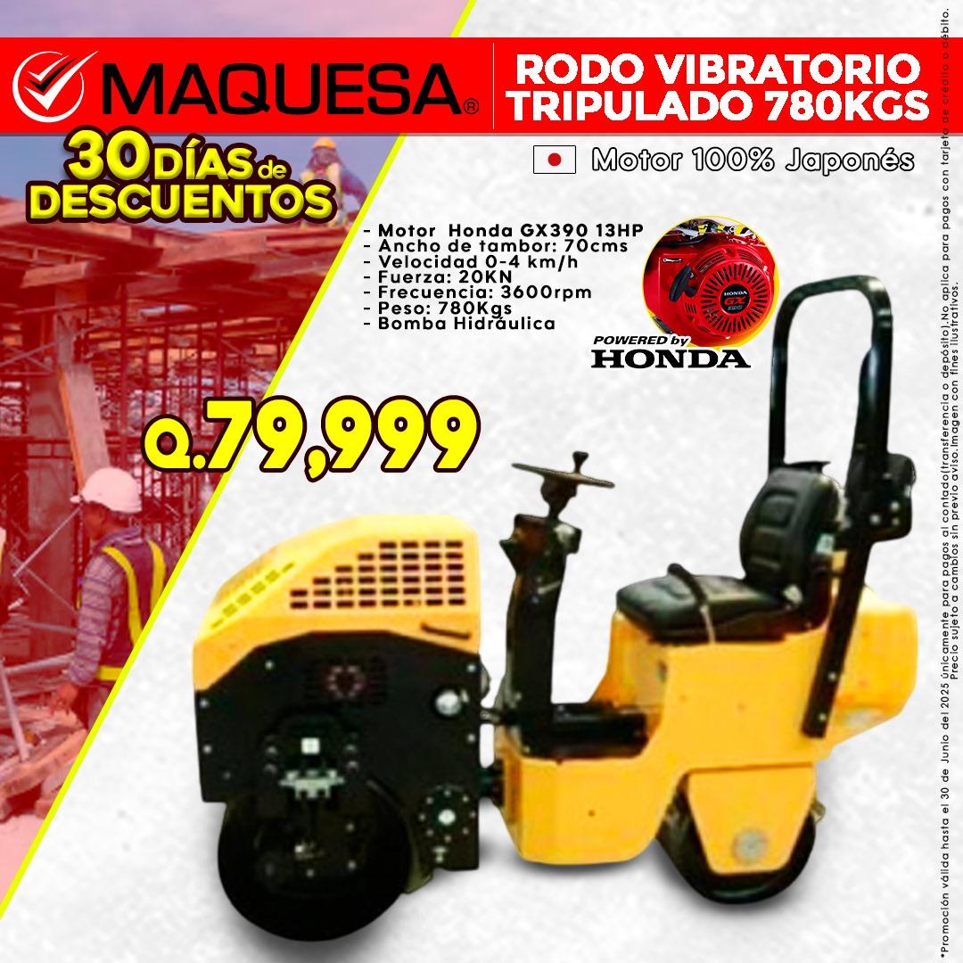 RODO VIBRATORIO TRIPULADO 780KGS