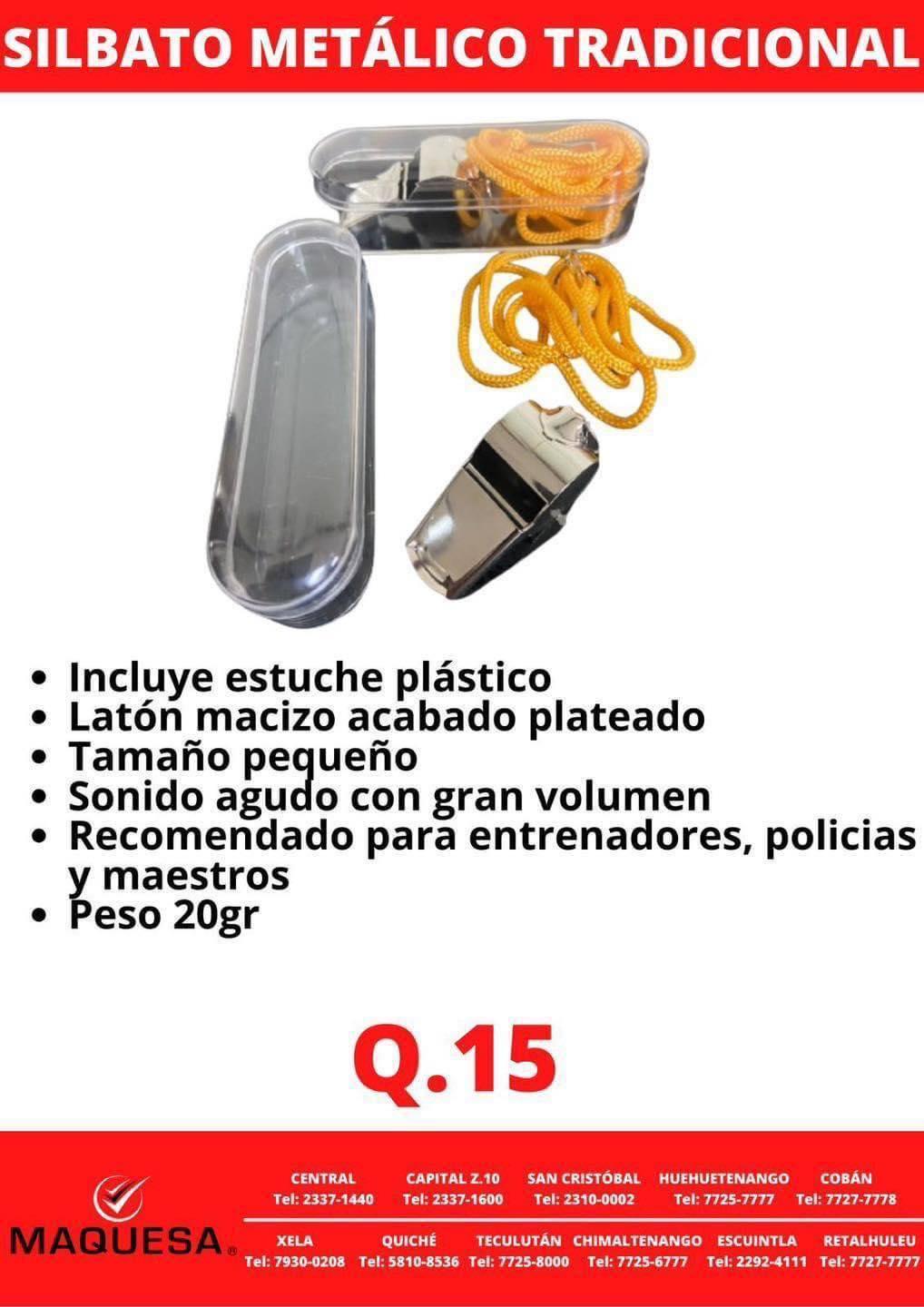 SILBATO METÁLICO TRADICIONAL