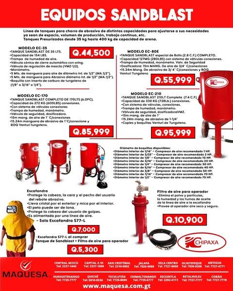 EQUIPO DE SANDBLAST 