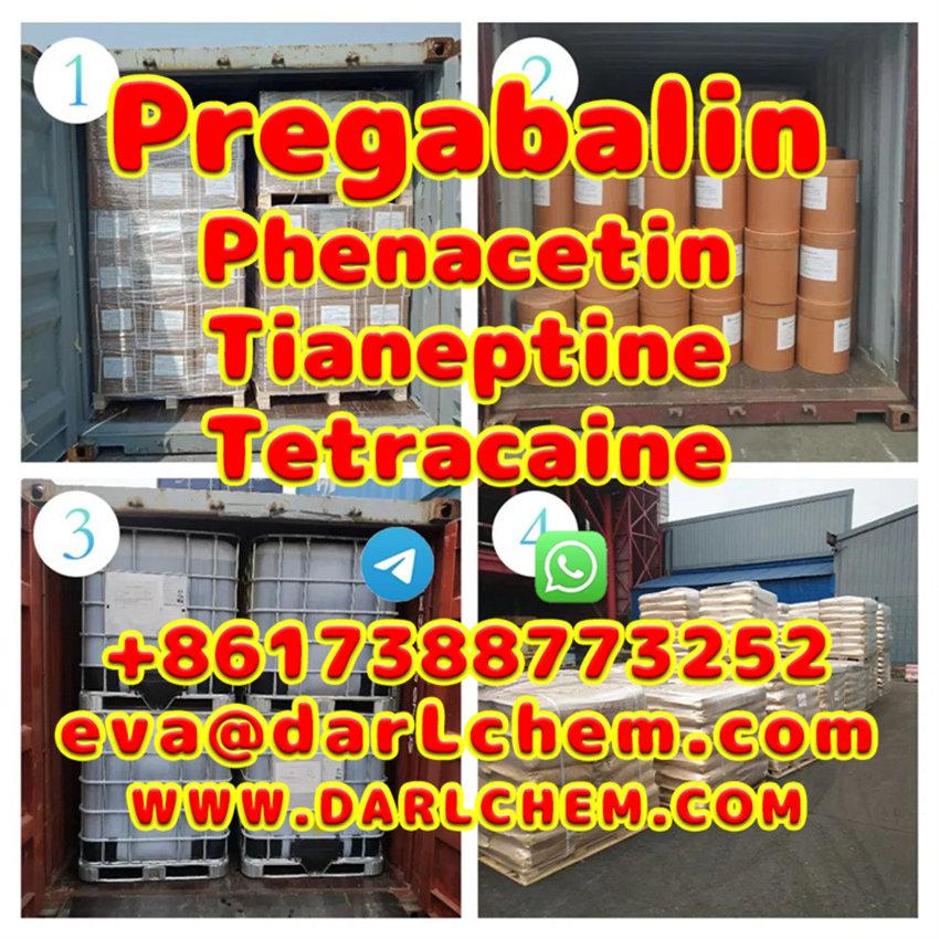 pregabalin Phenacetin Tetracaine raw Powder 148553-50-8 Factory Price
