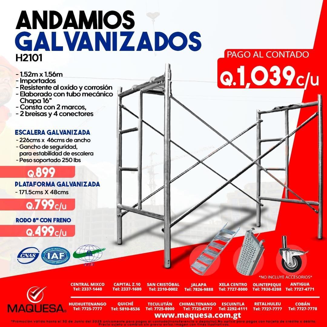 ANDAMIOS GALVANIZADOS MAQUESA