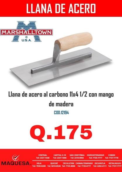 LLANA DE ACERO MARSHALLTOWN 