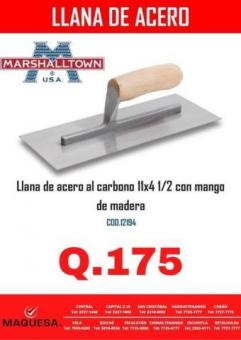 LLANA DE ACERO MARSHALLTOWN 