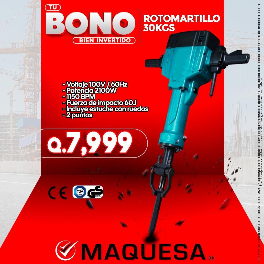 Rotomartillo de 30 KGS