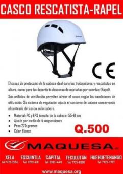 CASCO DE RAPEL Y RESCATE