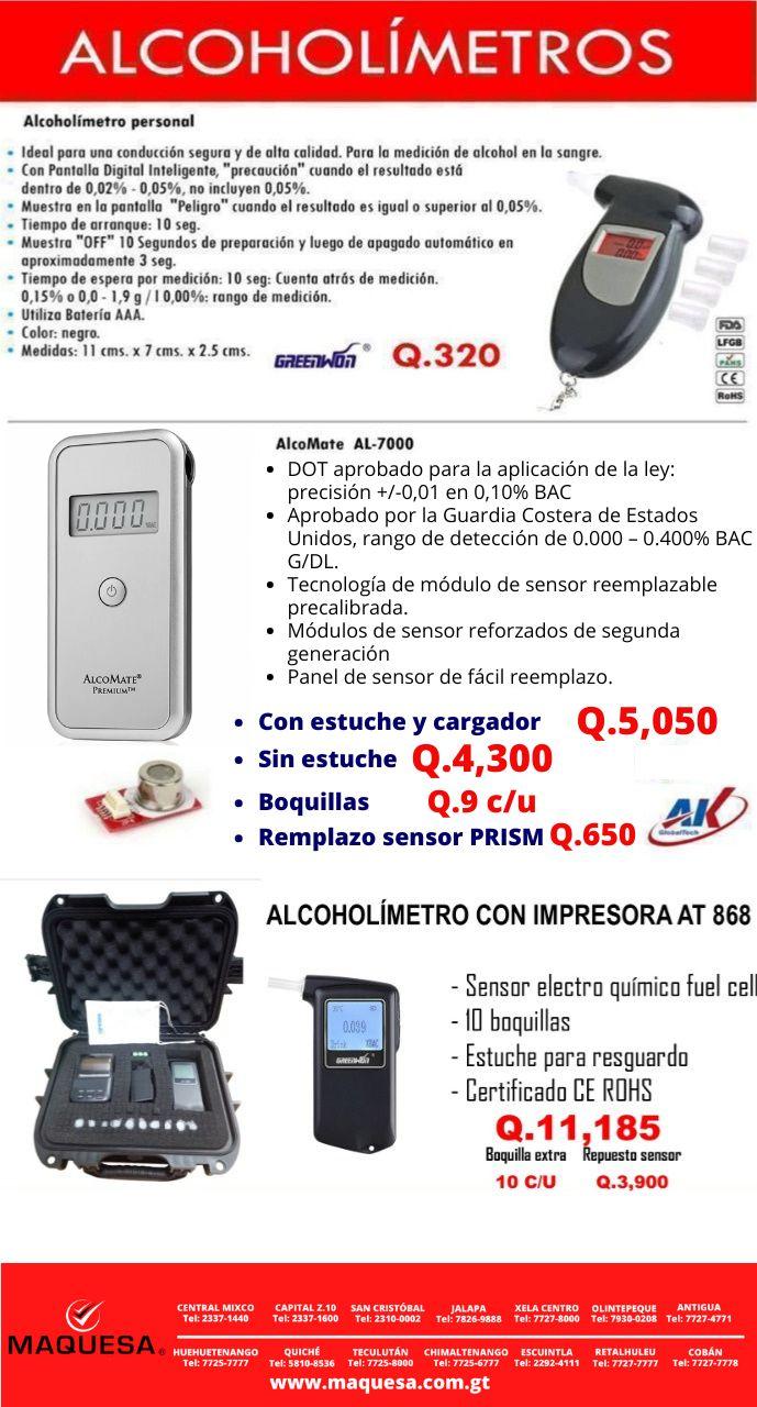 ALCOHOLIMETROS 