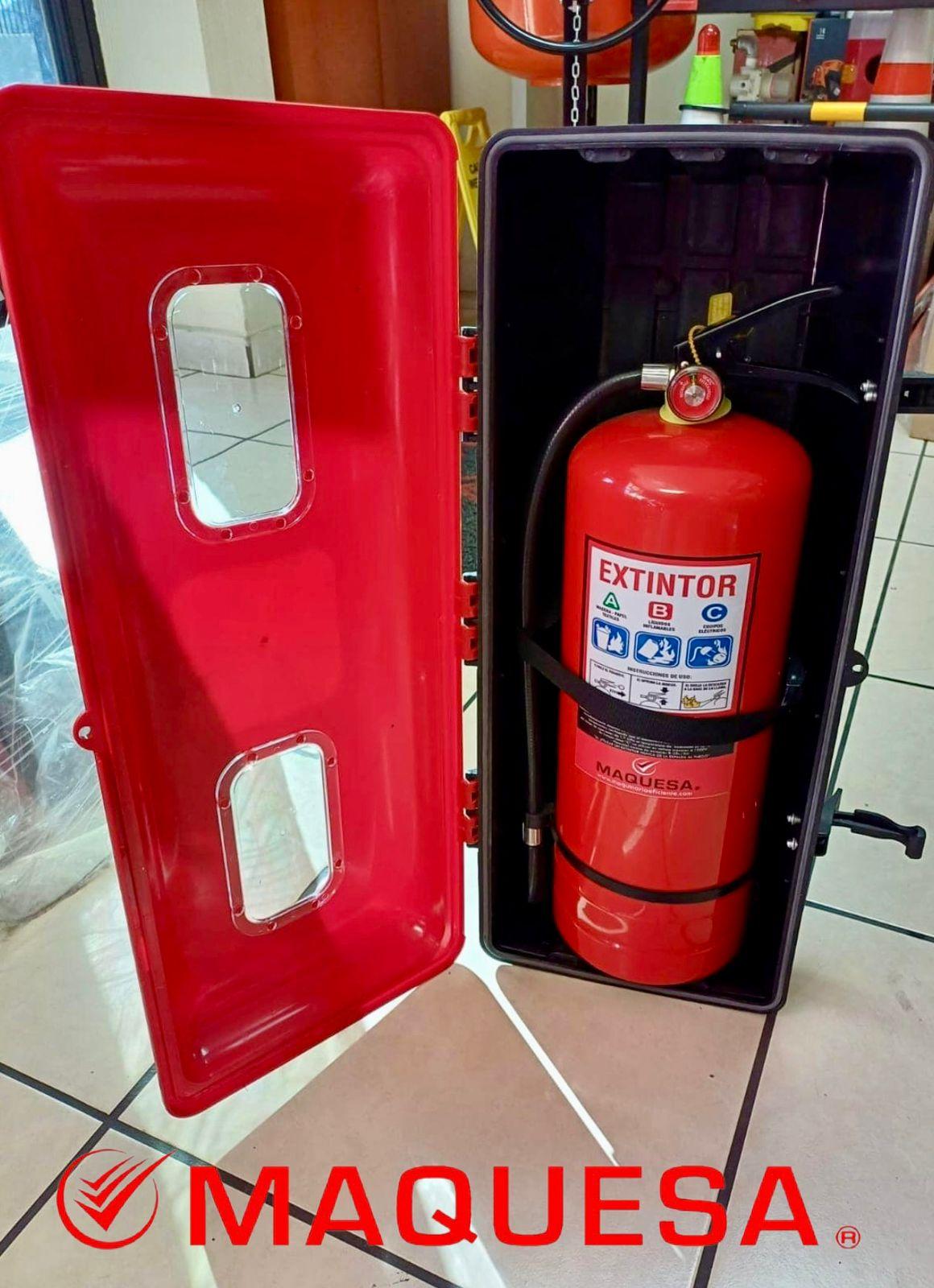 GABINETE PARA EXTINTOR EN MAQUESA HUEHUE 