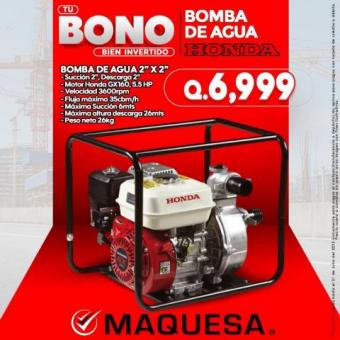 BOMBAS DE AGUA CON MOTOR HONDA GX160 5.5HP 
