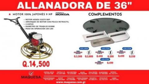 ALLANADORAS DE 36