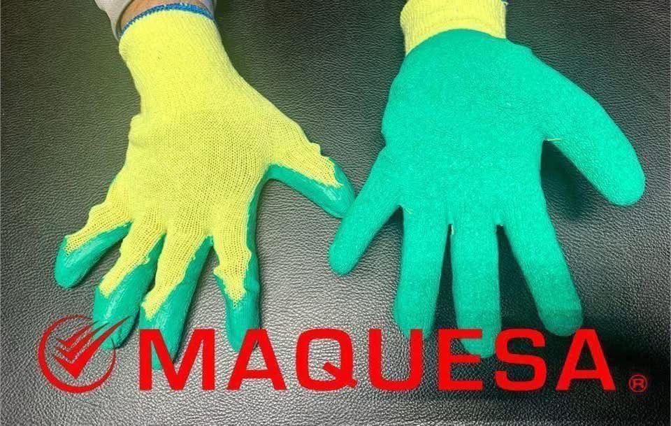 ¡GUANTES DE ALGODON CON LATEX!