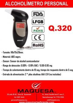 ALCOHOLÍMETRO PERSONAL 