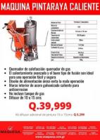 ¡MÁQUINA PINTALINEAS EN CALIENTE!