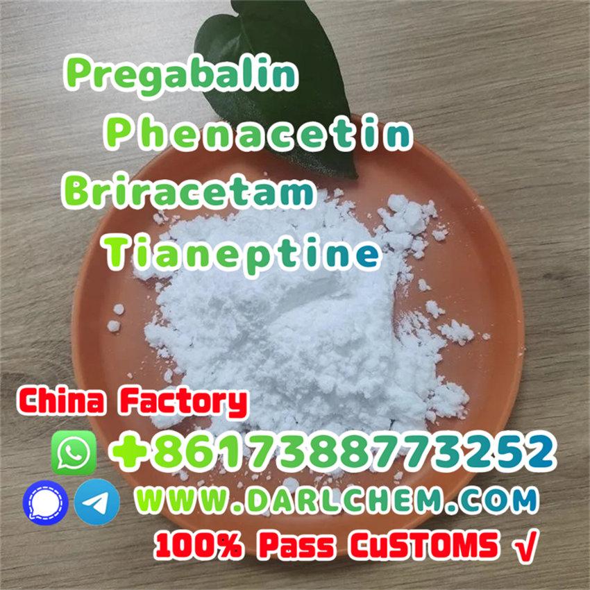 pregabalin Briracetam Tianeptine raw Powder 148553-50-8 Hot Sale