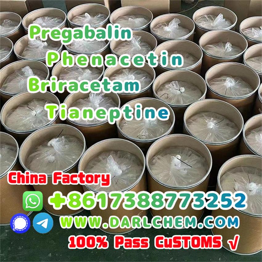 pregabalin Briracetam Tianeptine raw Powder 148553-50-8 Factory Direct