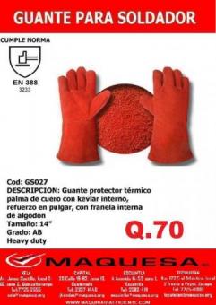  GUANTE PARA SOLDADOR