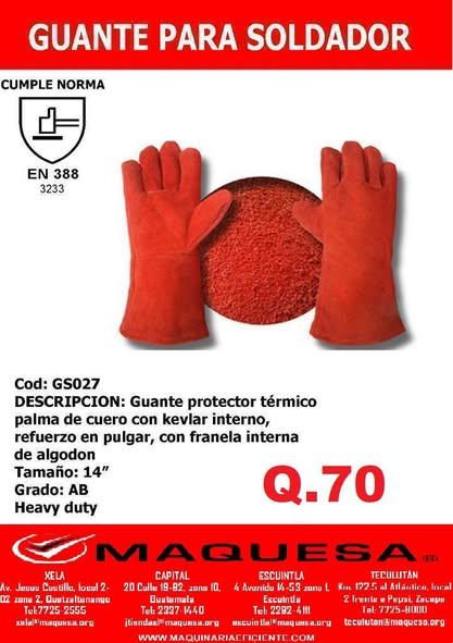 GUANTES PARA SOLDADOR 