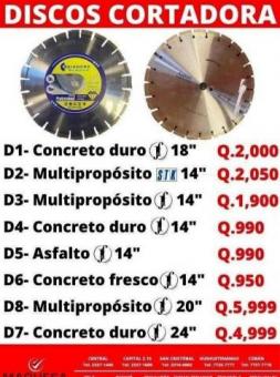DISCOS CORTADORA