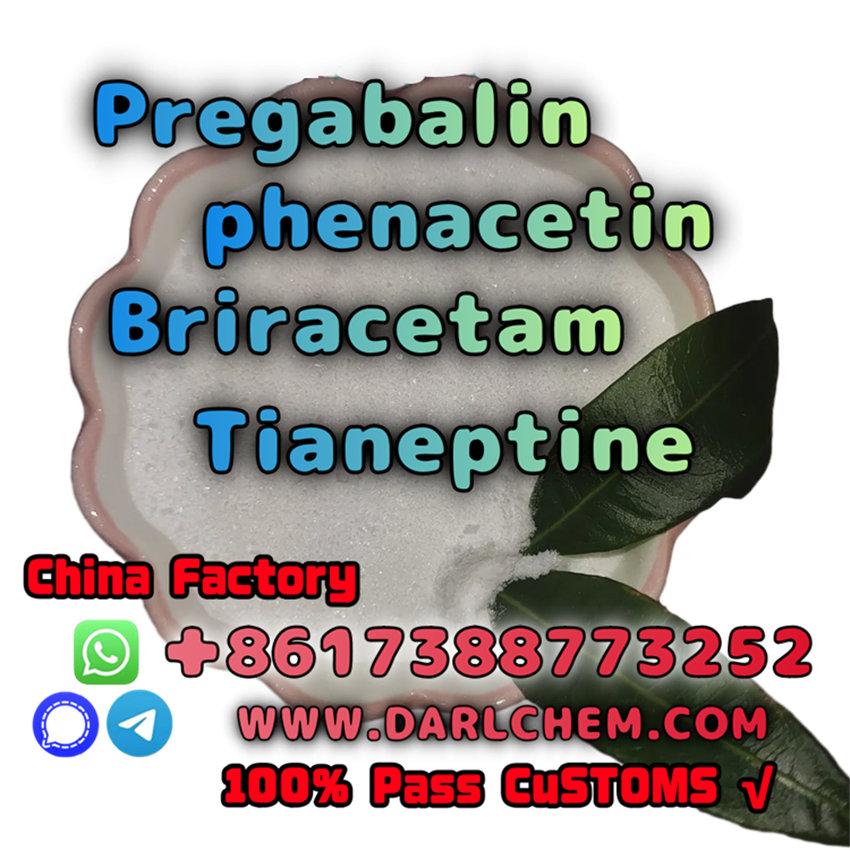 pregabalin Brivaracetam Tianeptine raw Powder crystal 148553-50-8 Factory Price
