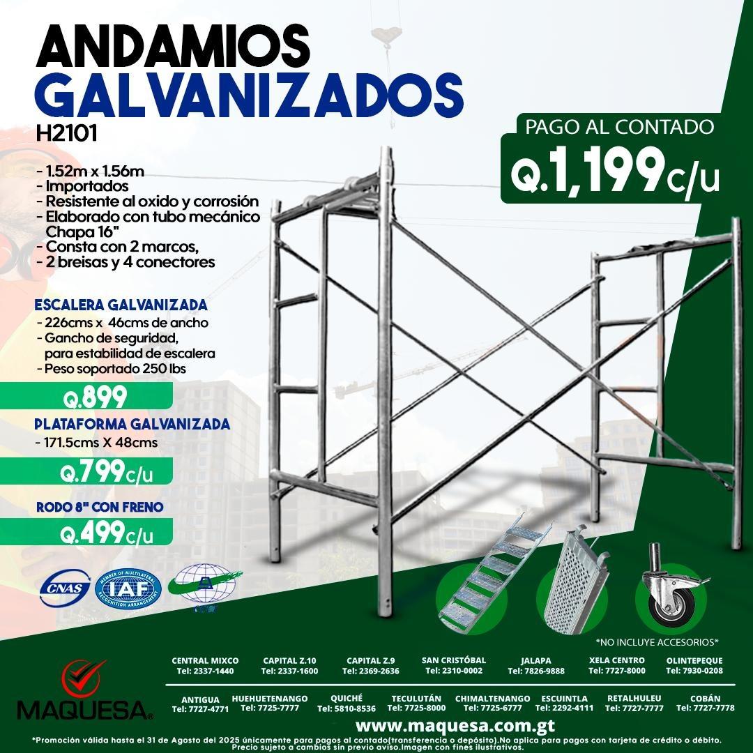 ANDAMIOS GALVANIZADOS H4808