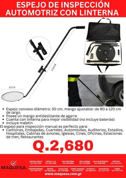 ????ESPEJO CONVEXO PARA INSPECCIÓN DE VEHÍCULO????