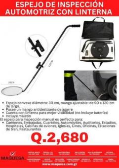 ????ESPEJO CONVEXO PARA INSPECCIÓN DE VEHÍCULO????