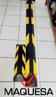 TOPES DE CAUCHO CON REFLECTIVOS