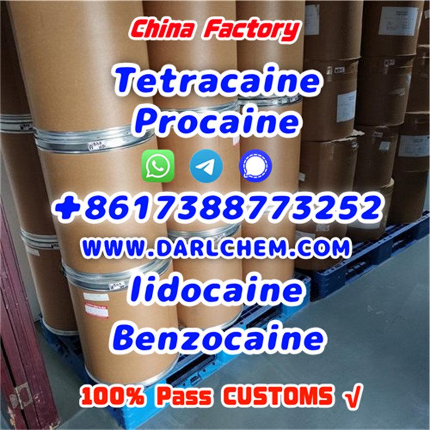 Lidocaine Benzocaine Procaine raw Powder 137-58-6 Top Quality