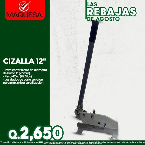 CIZALLA PARA CORTAR HIERRO 12