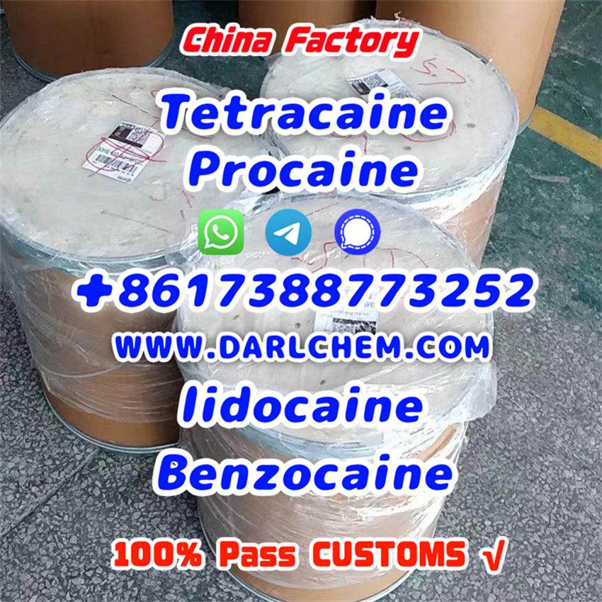 Lidocaine Benzocaine Procaine raw Powder 137-58-6 Best Price